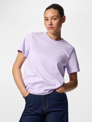 Pieces, PCRIA SOLID TEE - T-shirts basic - pastel lilac