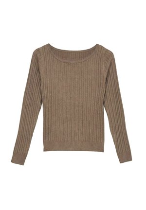 Vero Moda, KNITTED TOP AWASHLIE KNIT TOP - Pullover - fossil