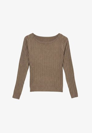 Vero Moda, KNITTED TOP AWASHLIE KNIT TOP - Pullover - fossil