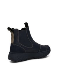 Woden MAGDA - Botines con plataforma -  dark navy coffee cream
