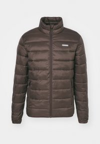 JJVINCENT PUFFER COLLAR  - Žieminė striukė - chocolate brown