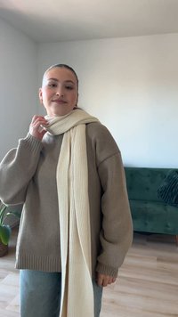 MSCH Copenhagen GALINE RACHELLE SCARF KEY - Écharpe - fog melange