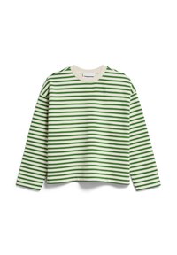 FRANKAA  STRIPE - Sweater - undyed-ivy green