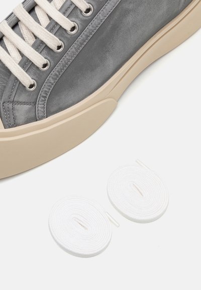 Marni LACE UP - Baskets basses - antique silver