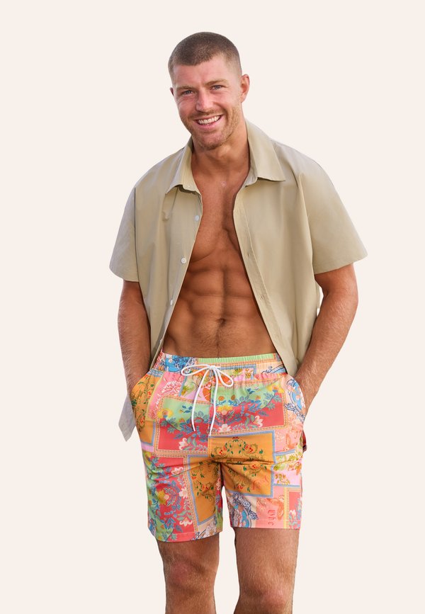 PATCHWORK PAISLEY DRAWSTRING  - Badeshorts
