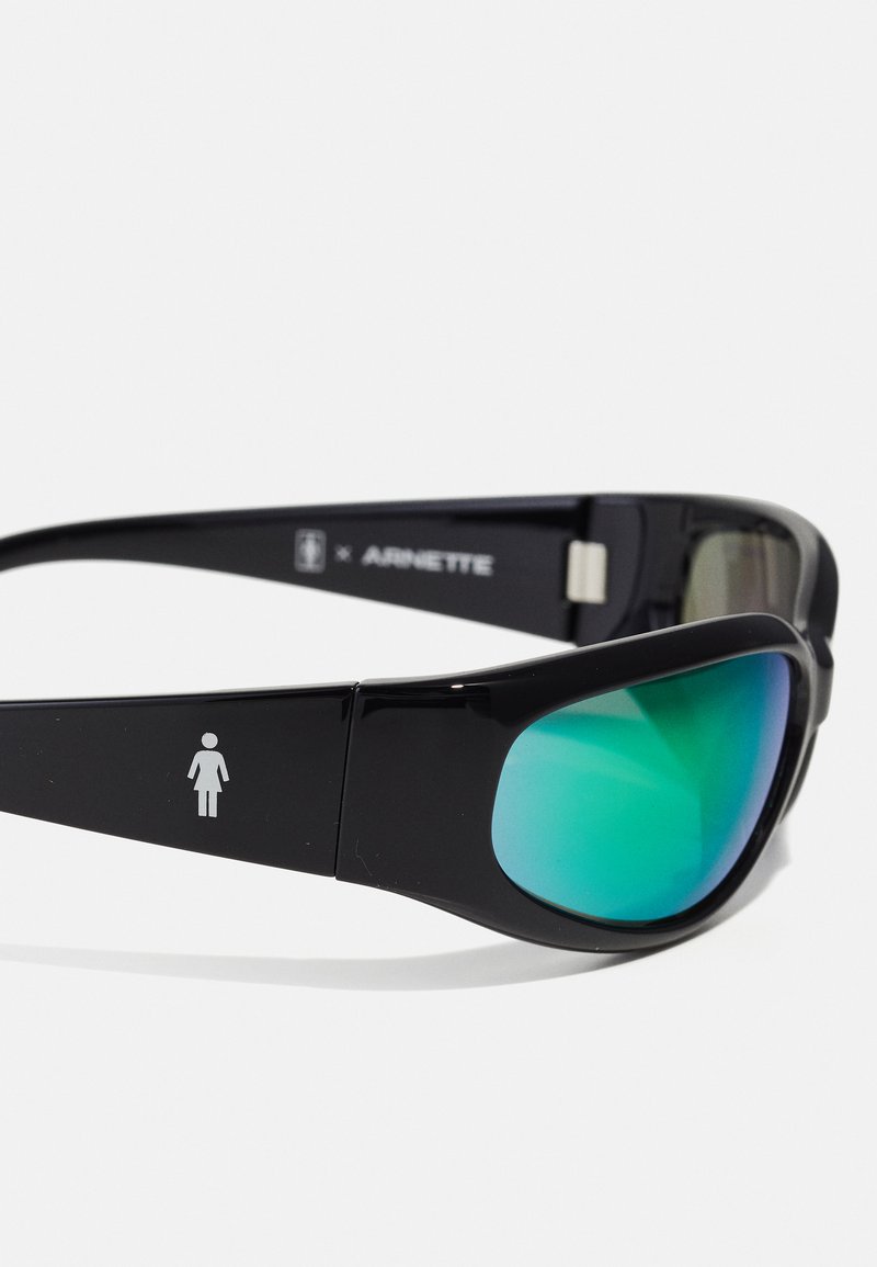 Arnette CATFISH - Sunglasses - black/green mirror green  display picture 3