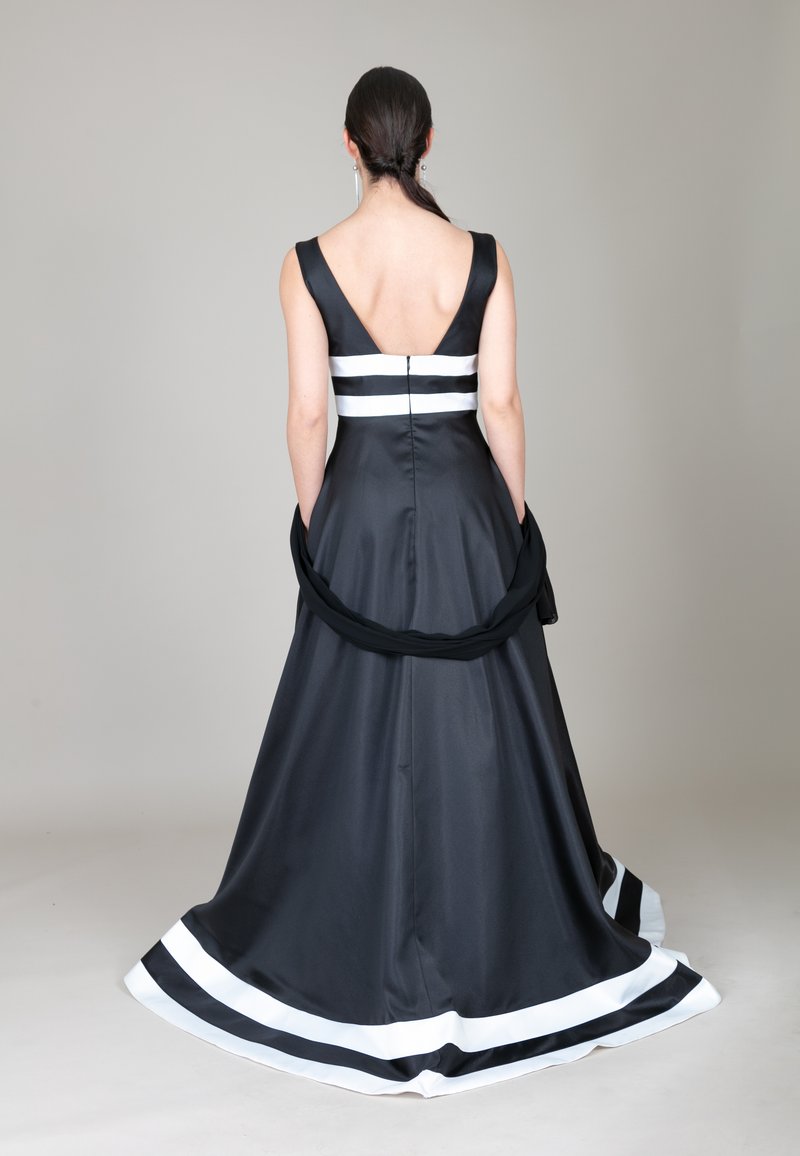 Bianca Vestido - black white/negro - Zalando.es