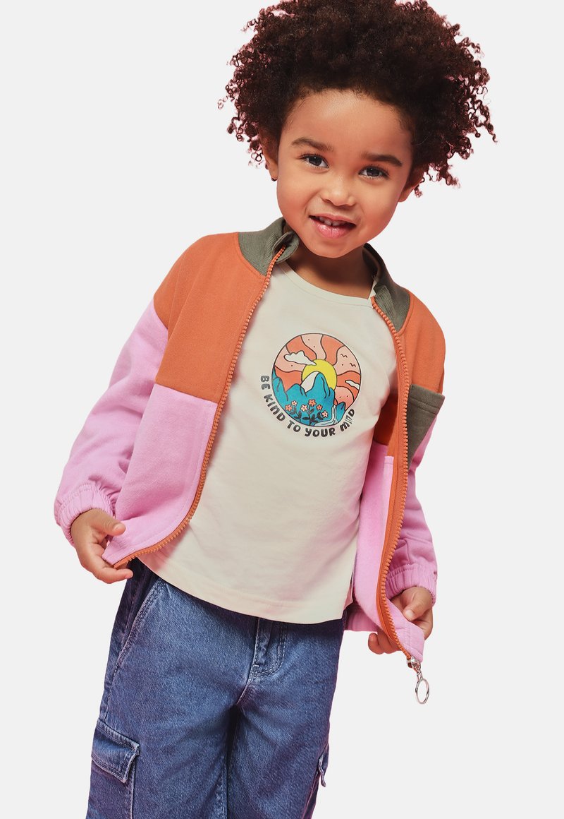 Blue Seven Felpa con zip - rosa