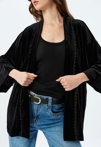 Koton KIMONO - Chaqueta de punto - black