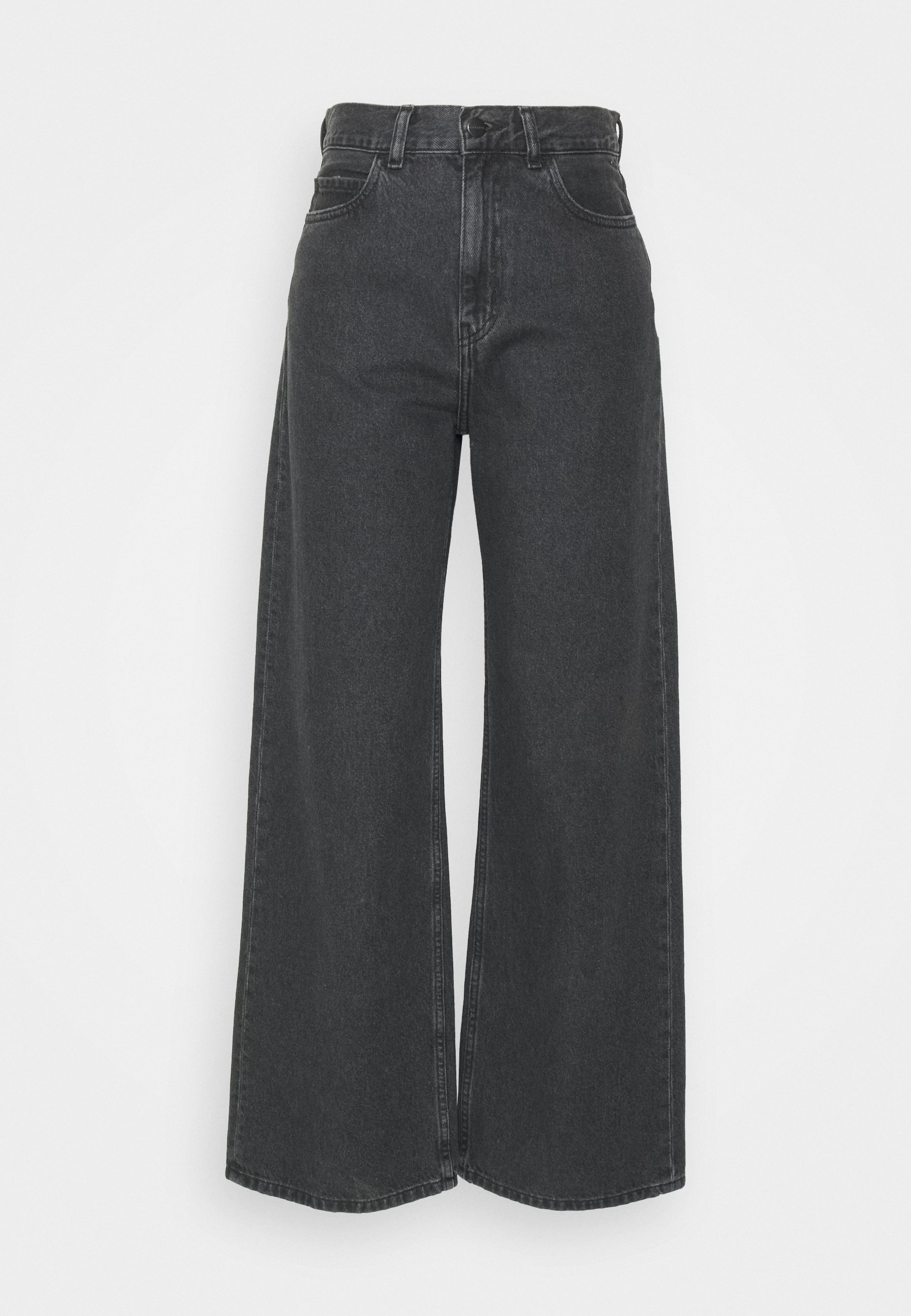 Carhartt WIP JANE PANT - Wide leg - black/zwart - Zalando.nl