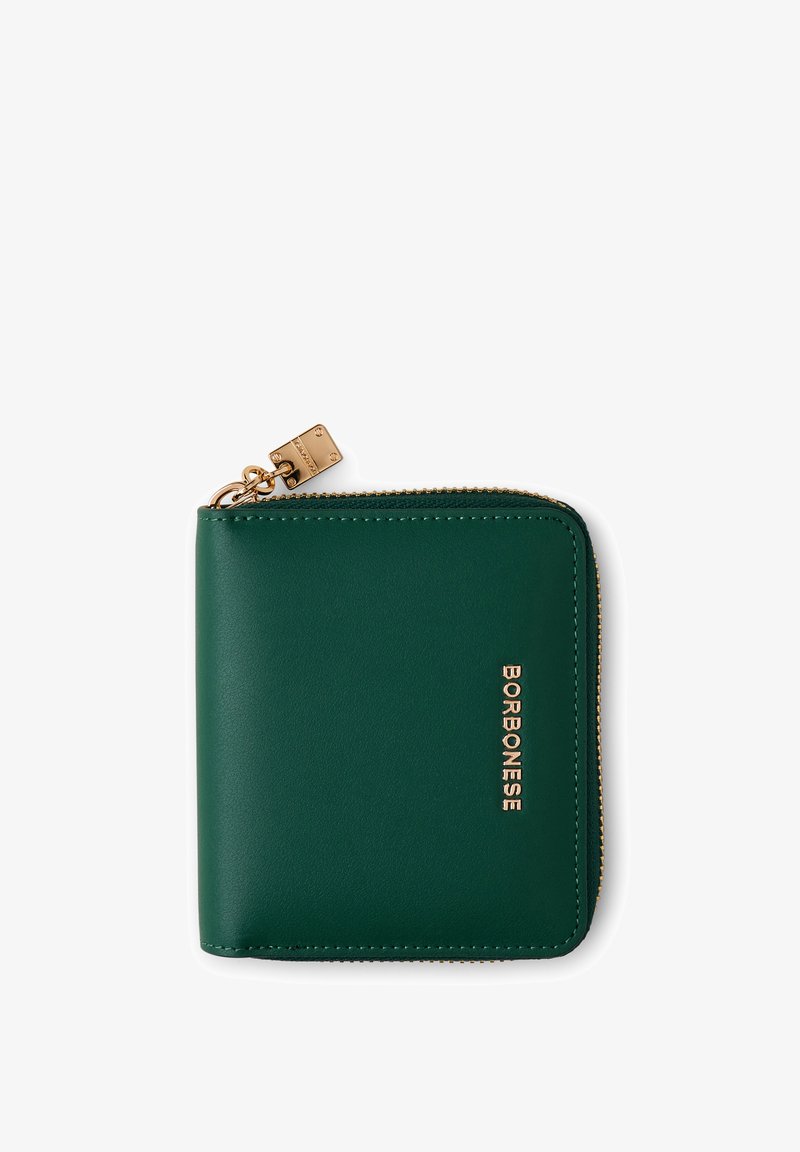 Borbonese LETTERING MEDIUM-ZIPAROUND - Wallet - forest