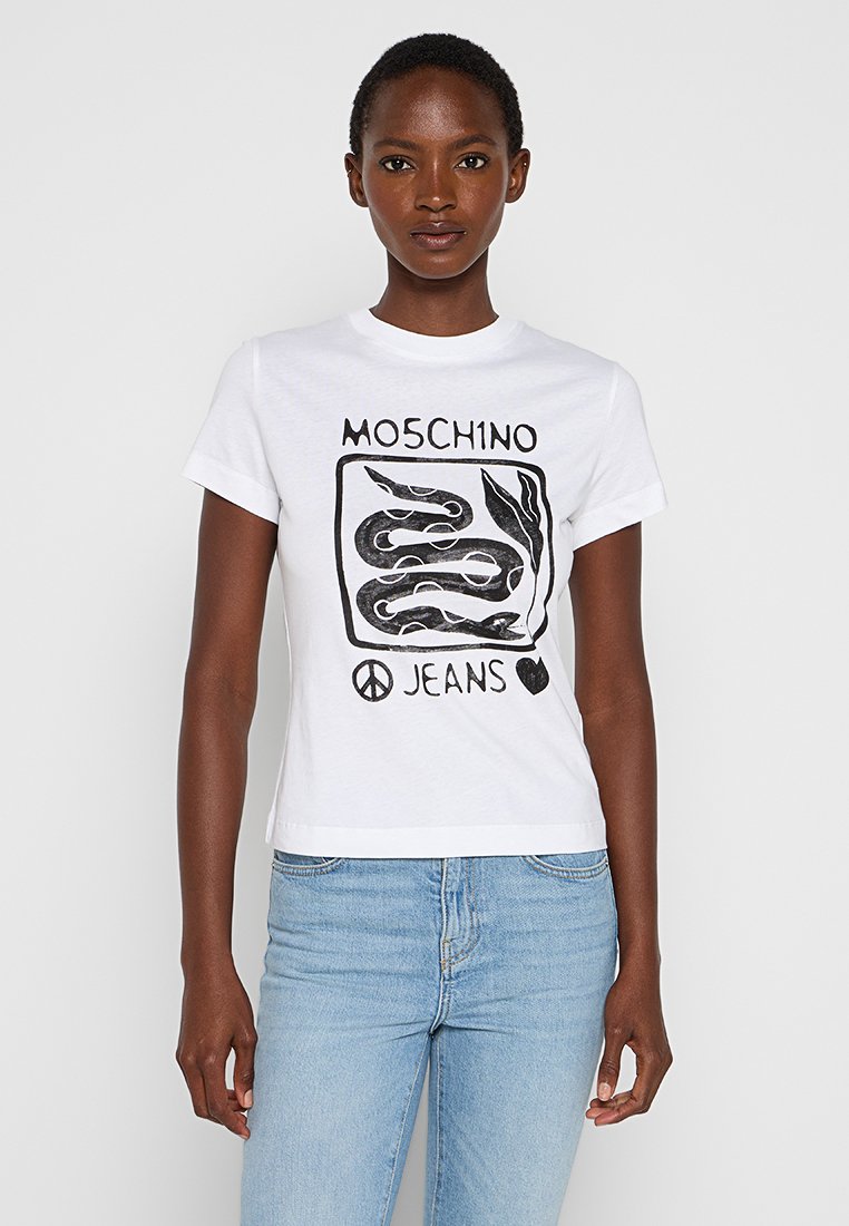 MOSCHINO JEANS T-shirt print wit