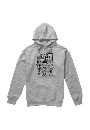 Warner Brothers, TEEN TITANS GO/TEAM UP - Kapuzenpullover - mottled light grey