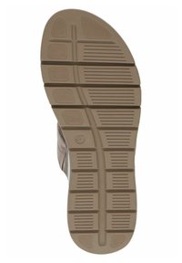 Caprice PANTOLETTEN - Ciabattine - taupe metallic