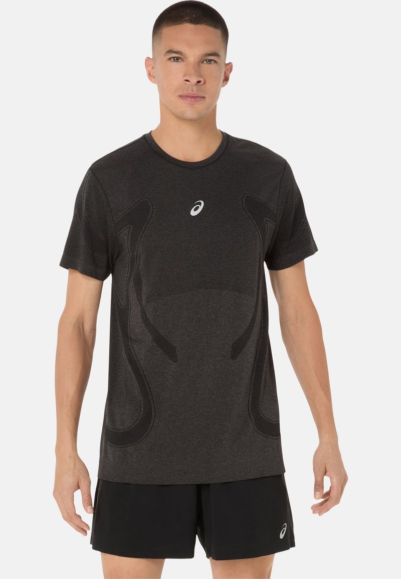 ASICS ROAD SEAMLESS - Sportovní tričko - performance black