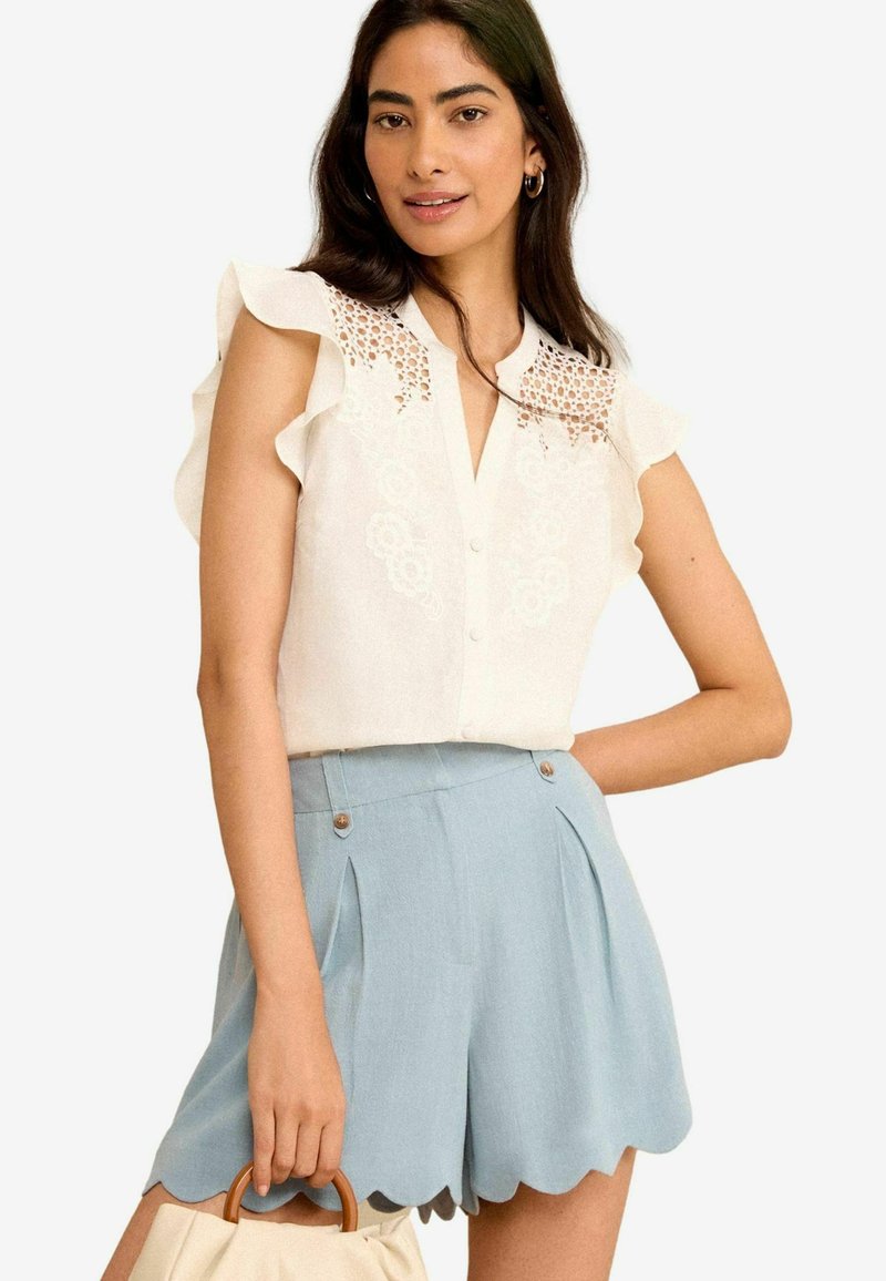 Love & Roses SCALLOP - REGULAR FIT - Šortai - blue