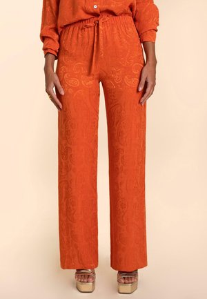 THE-ARE RECTO CON CINTURA ELÁSTICA - Pantalones - naranja