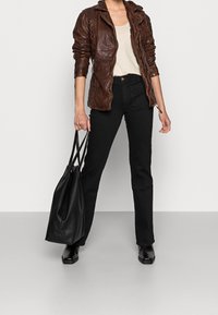 Gipsy by Mauritius Skinnjacka - dark brown