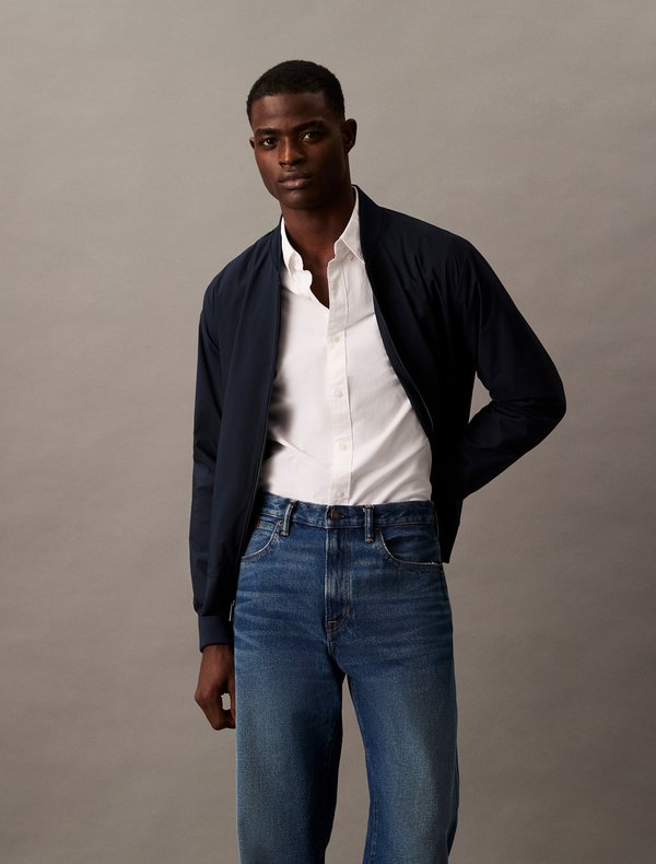 MATTE JACKET - Bomber Jacket - sky captain