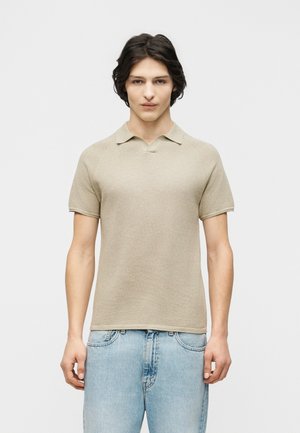 JJHILL - Polo - oatmeal