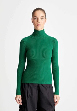 HIGH NECK - Jumper - green