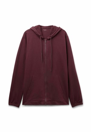 Tezenis, KAPUZEN-SWEATJACKE MIT REISSVERSCHLUSS UND TUNNELZUG - Zip-up sweatshirt - red
