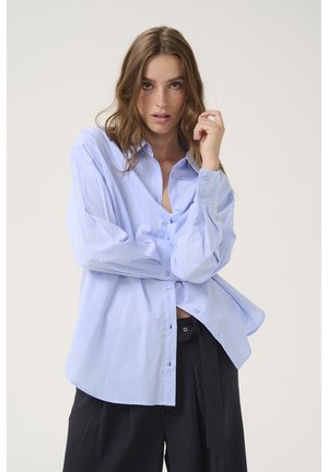 BELLA - Button-down blouse - kentucky blue striped