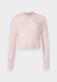 Tommy Jeans V NECK  - Jumper - precious pink