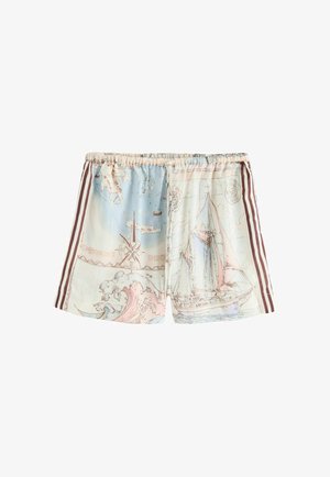 Next, REGULAR FIT - BEACH SUMMER SHORTS . - Swimming shorts - cream blue map