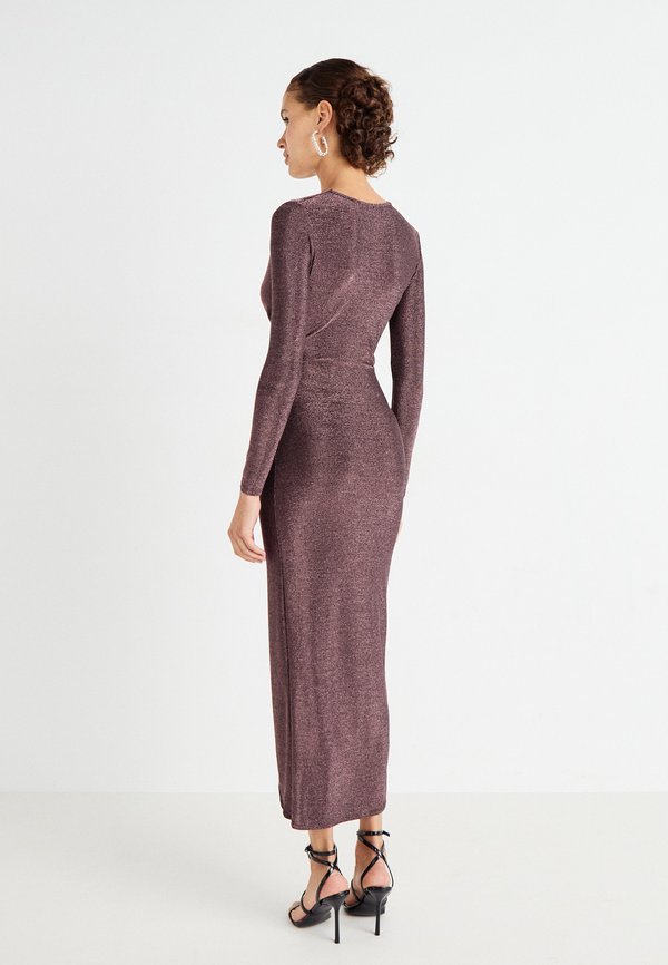 LOLA GLITTER WRAP DRESS - Cocktail dress / Party dress - bronze4