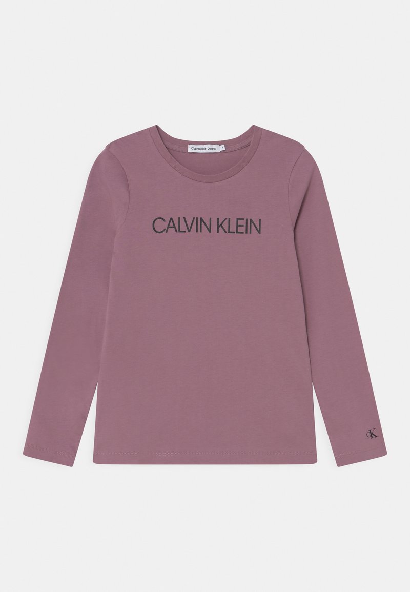 Kinder T-Shirts | Calvin Klein Jeans INSTITUTIONAL LOGO Langarmshirt dusky orchid/flieder - ZU39316 Kinder T-Shirts | Calvin Klein Jeans INSTITUTIONAL LOGO Langarmshirt dusky orchid/flieder - ZU39316