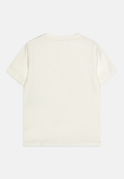 Versace MEDUSA GRECA LAMINA UNISEX - Potiskana majica - bianco/argento