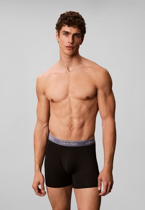 Calvin Klein Underwear, 5 PACK BOXER BRIEFS - MICROFIBRE STRETCH - Боксерки - b black  harbor mist clearly aqua grisaille black wbs