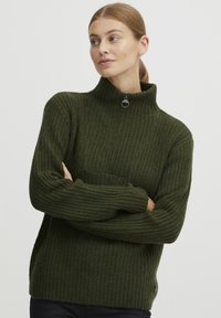 Oxmo OXSaline - Neule - rifle green melange