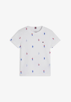 Tommy Hilfiger, Μπλουζάκι με στάμπα - white