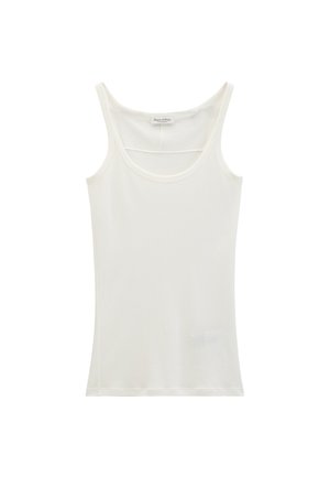 Marc O'Polo, MARC O'POLO TANKTOP SLIM AUS WEICHEM SINGLE JERSEY - Top - white cotton