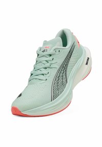 Puma DEVIATE NITRO - Utcai futócipők - peaceful blue glowing red