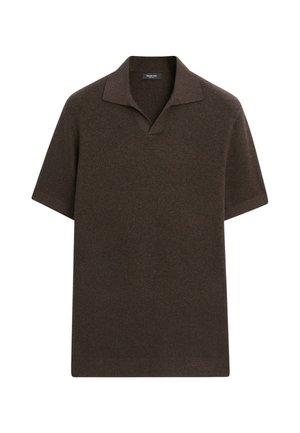 Massimo Dutti, Poloshirt - dark brown