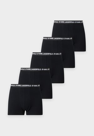 KARL LAGERFELD, LOGO TRUNKS (PACK OF 5) - Боксерки - black