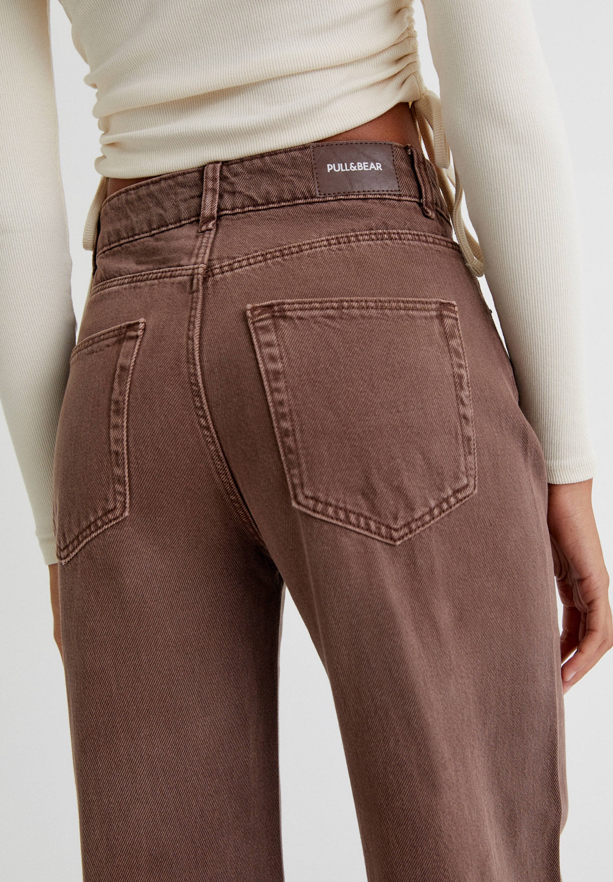 PULL\u0026BEAR BUNTE - Flared Jeans - brown - Zalando.ie