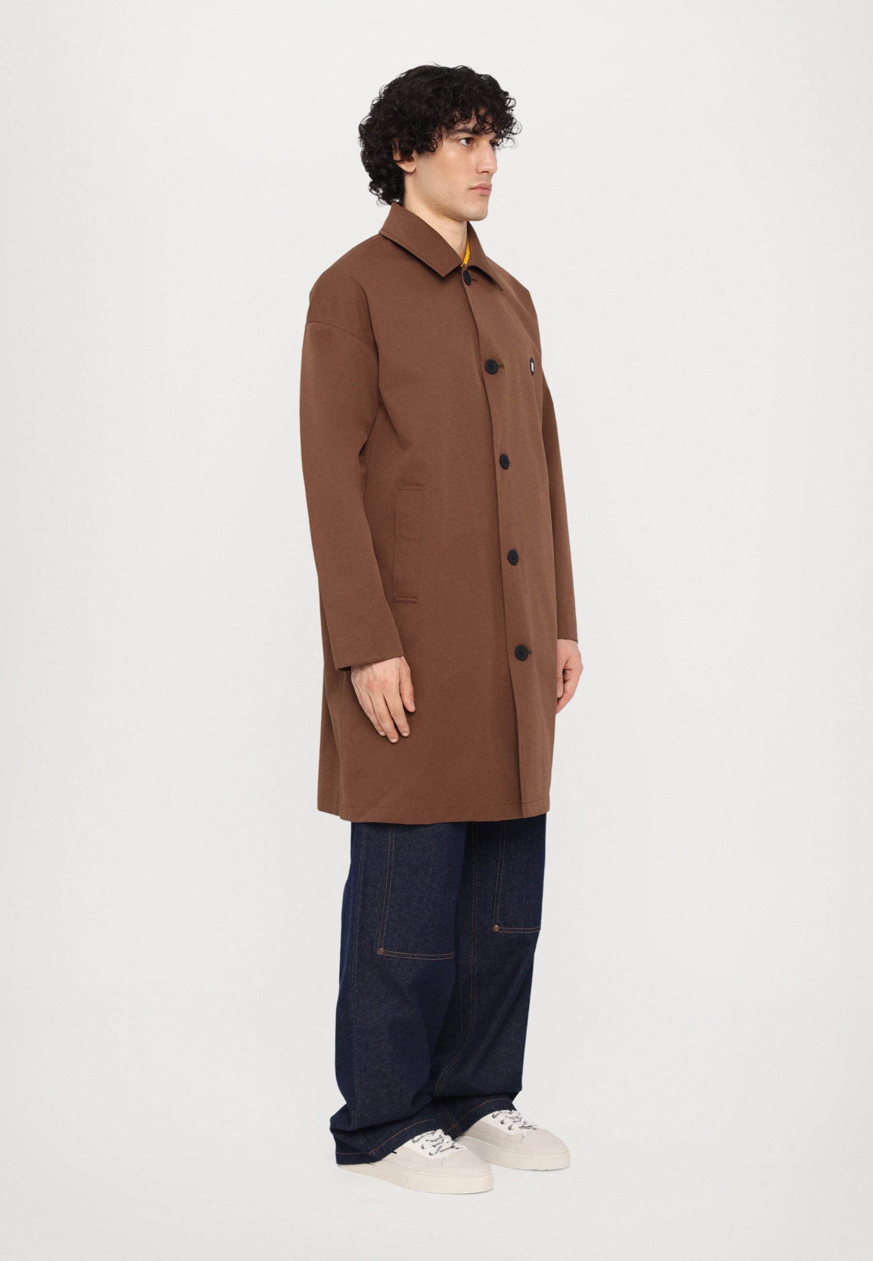WOOD WOOD BROCK COAT - Trenchcoat - potting soil/brown - Zalando.co.uk