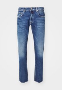 WILLBI PANTS - Traperice ravnih nogavica - medium blue