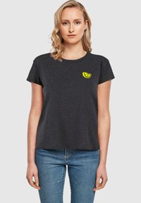 Merchcode WORDING-LEMON BOX  - T-shirts print - charcoal