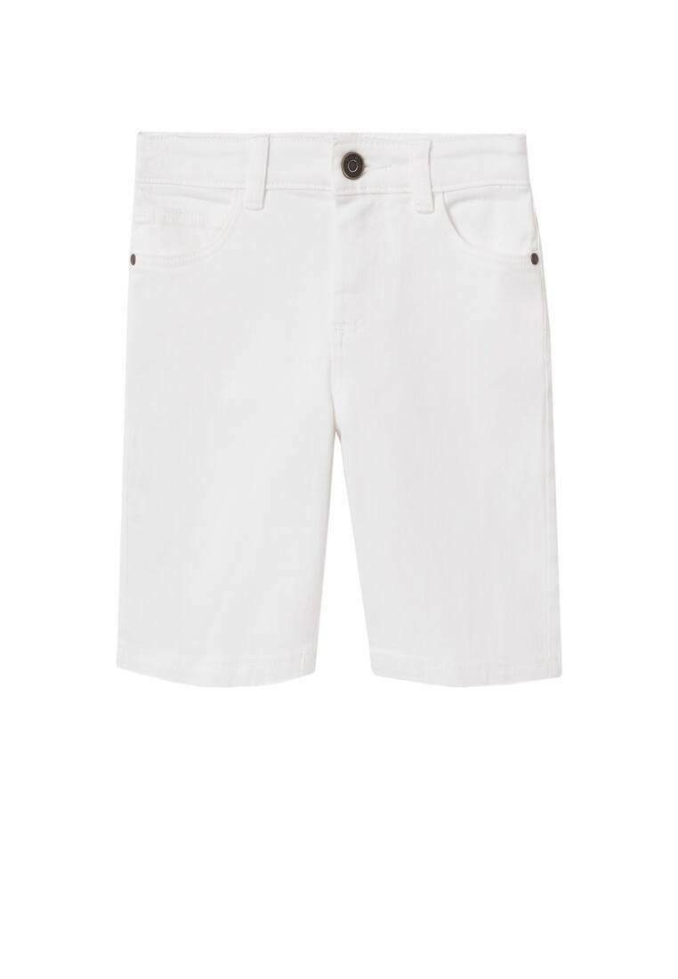 Kinder Jeggings | Mango Kids CUBA Jeans Shorts bílá/weiß - JM66997 Kinder Jeggings | Mango Kids CUBA Jeans Shorts bílá/weiß - JM66997