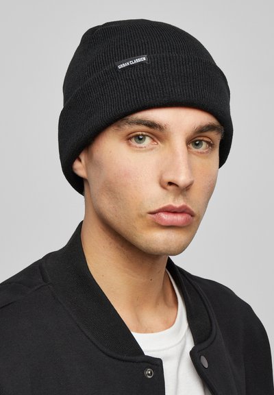 Urban Classics Dogger Beanie Unisex Beanie Nero 100% poliacrilico