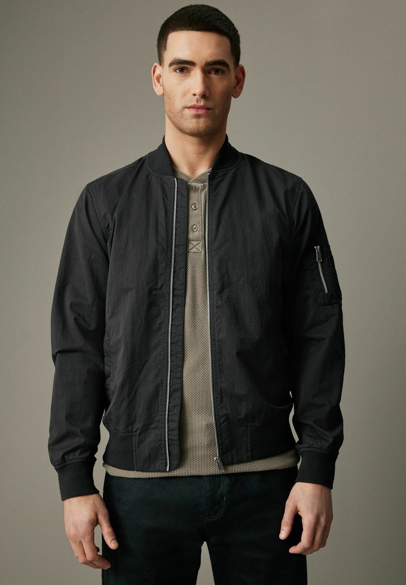 Next WITH MA POCKET REGULAR FIT - Geacă bomber - black