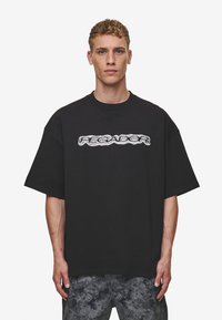 Pegador - BAXTER BOXY TEE - Print T-shirt - washed black Thumbnail Image 1