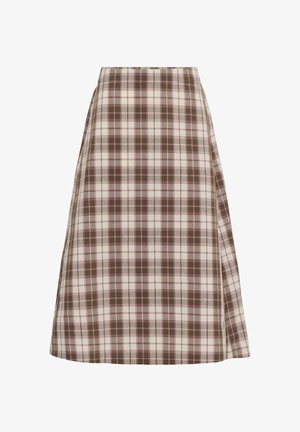 Culture, CUVIVVA SKIRT - A-lõikeline seelik - pink check