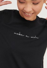 Even&Odd 2 PACK - Majica kratkih rukava s printom - teal/black