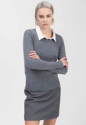 INFLUENCER CREW-NECK - Pullover - grey